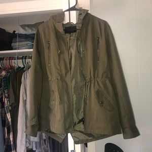 Army Green Rain Jacket